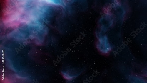 colorful nebula  science fiction wallpaper 3d illustration