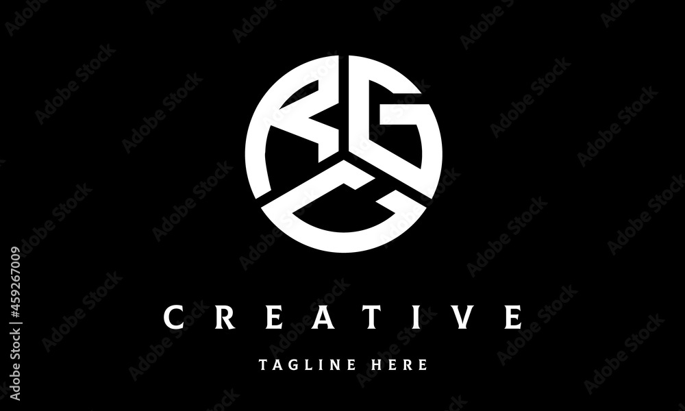 RGC circle three letter logo RGC circle three letter logo