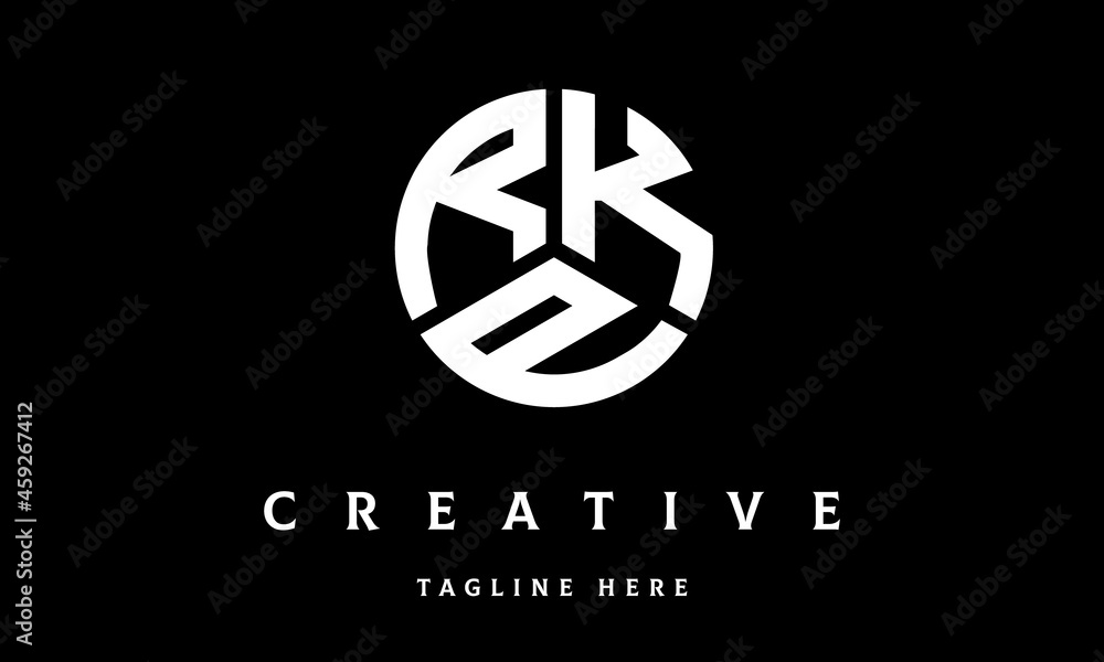 RKP circle three letter logo RKP circle three letter logo