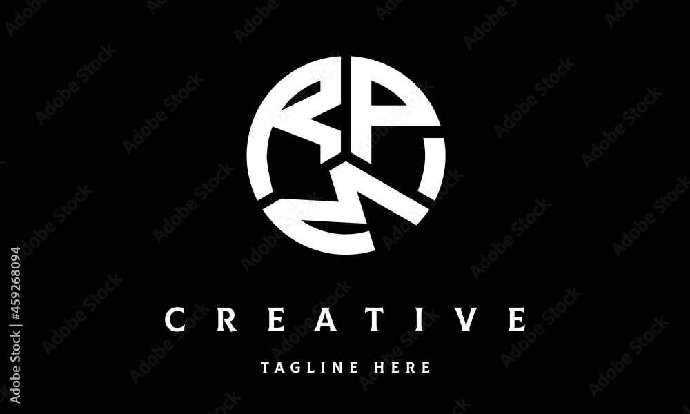 RPM circle three letter logo RPM circle three letter logo