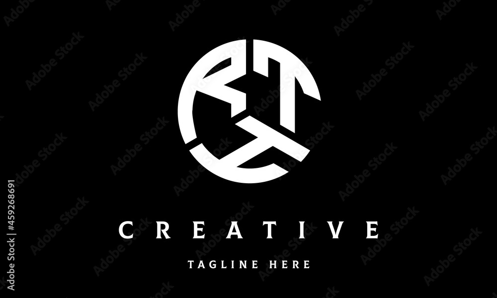 RTH circle three letter logo RTH circle three letter logo