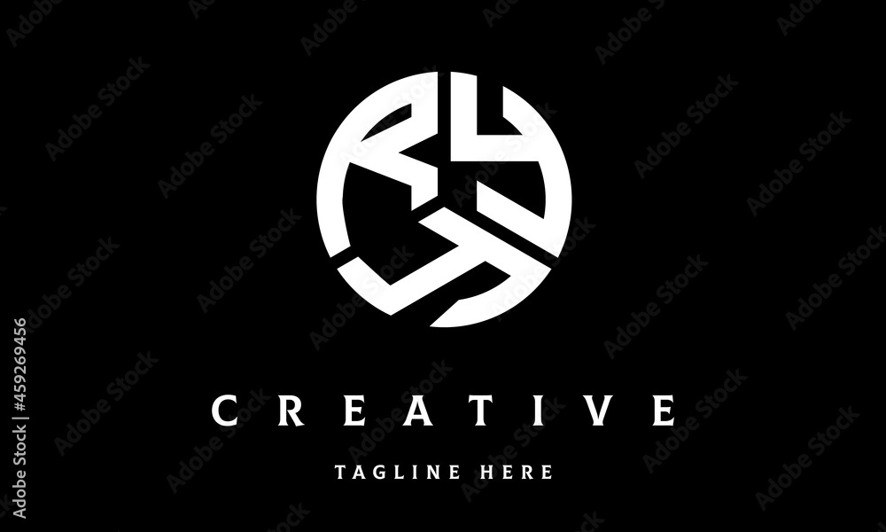 RYY circle three letter logo RYY circle three letter logo