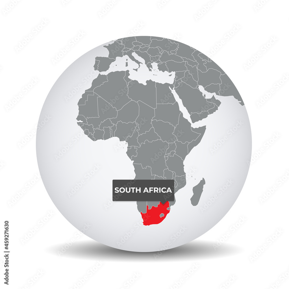 World Globe Map With The Identication Of South Africa Map Of South 1000 F 459271630 2gplebTItivHxzgs9mDY4Ncq2jwIAUSu 