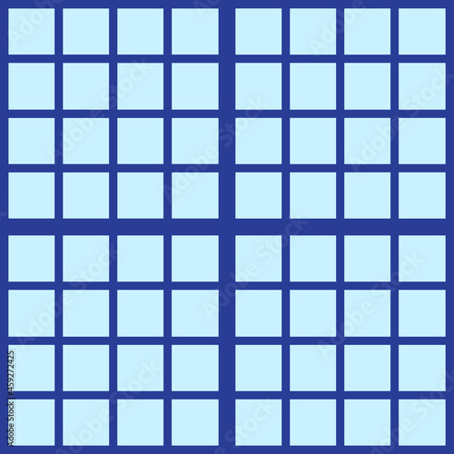 Turquoise pattern from squares on dark background.