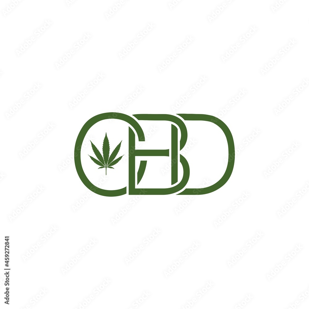CBD cannabidiol icon isolated on white background CBD cannabidiol icon isolated on white background