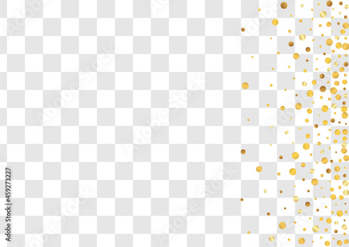 Gold Dust Modern Transparent Background. Paper