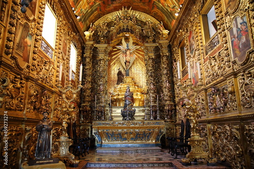 Interior of Sao Francisco da Penitencia Church, Rio de Janeiro, Brazil