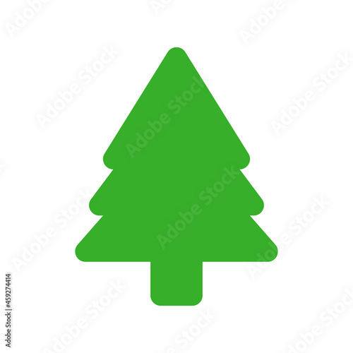 Christmass tree green icon