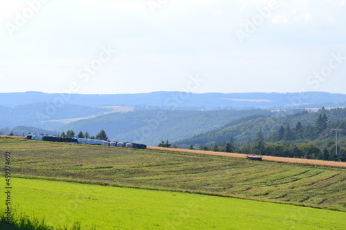 landscape in summer green and beautiful landscape in central europe