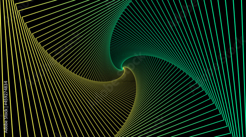 Hypnotic spiral. Swirl hypnotize spirals, vertigo geometric illusion and rotating stripes round pattern vector illustration