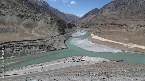 Beautiful landscape of Ladakh in India