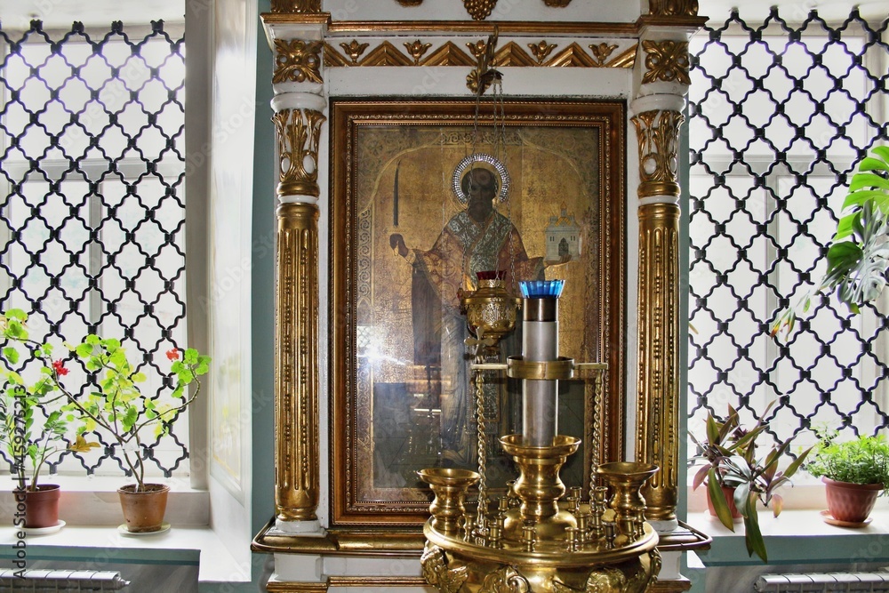 Fototapeta premium Chiesa ortodossa altare
