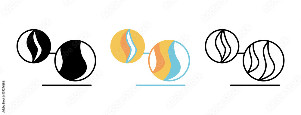 Oak-wise toy icon set. Fun and game icon. Child toy set. Editable row set. Silhouette, colored, linear icon set. Oak-wise toy icon set. Fun and game icon. Child toy set. Editable row set. Silhouette, colored, linear icon set.