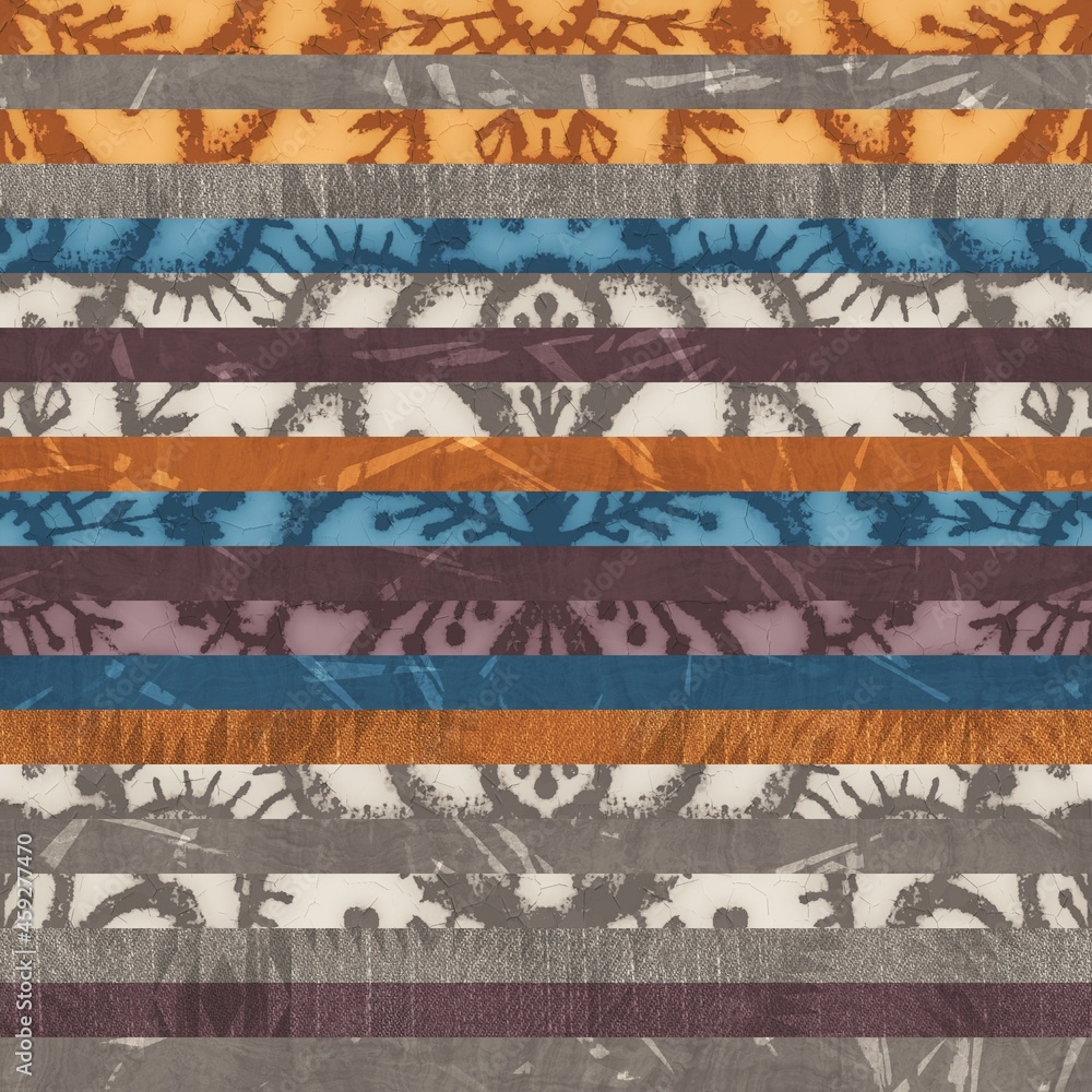 Seamless hip vogue random trendy stripe pattern print. High quality illustration. Detailed patterned strips of color. Luxury fashion or interior design print for surface design. Intricate posh style. Seamless hip vogue random trendy stripe pattern print. High quality illustration. Detailed patterned strips of color. Luxury fashion or interior design print for surface design. Intricate posh style.