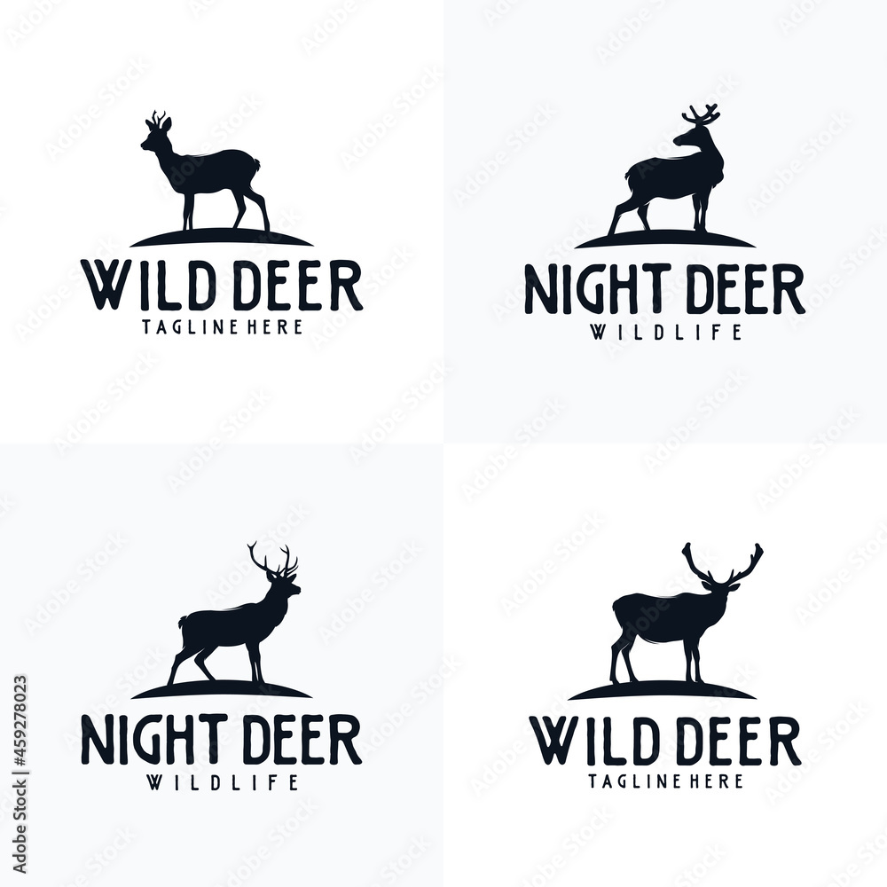 Wild Deer with logo design
