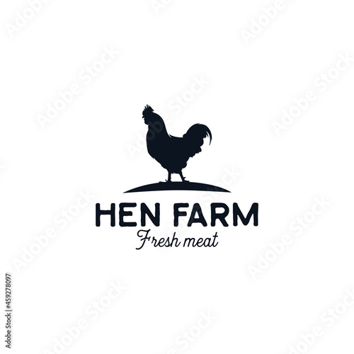 Logo template for poultry farm and poultry farm