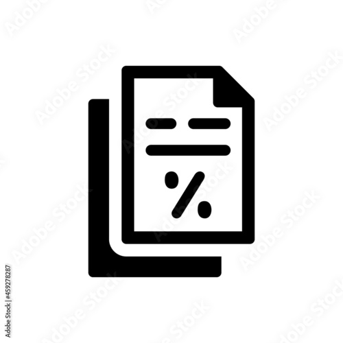Loan contract icon