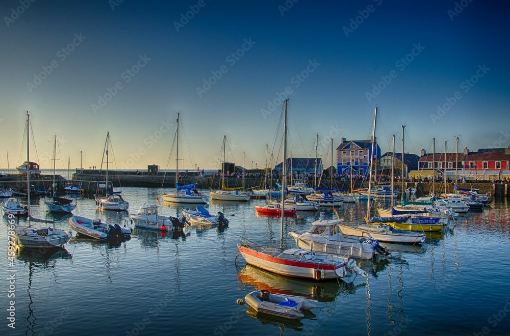 Fototapeta premium Aberaeron Harbor West Wales UK