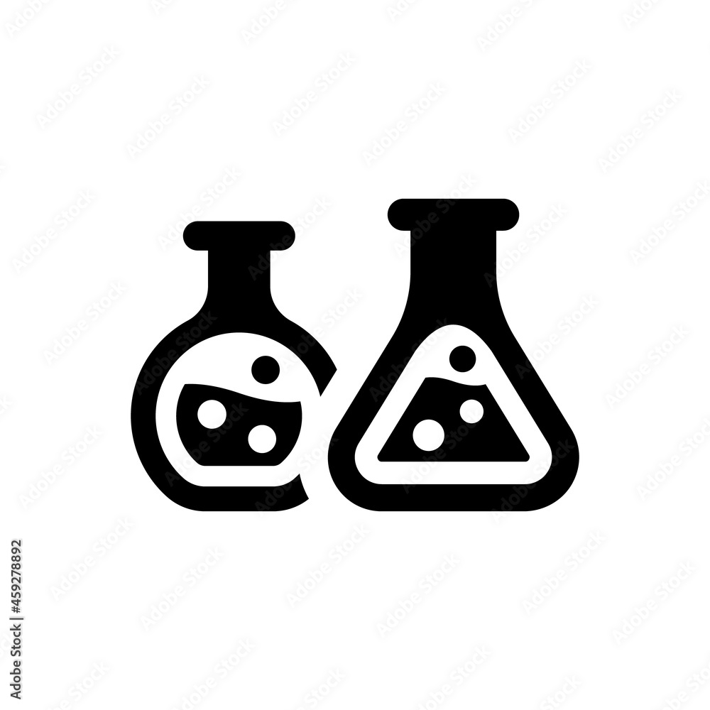 Laboratory flask icon Laboratory flask icon