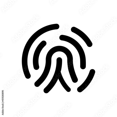 Biometric scanning icon