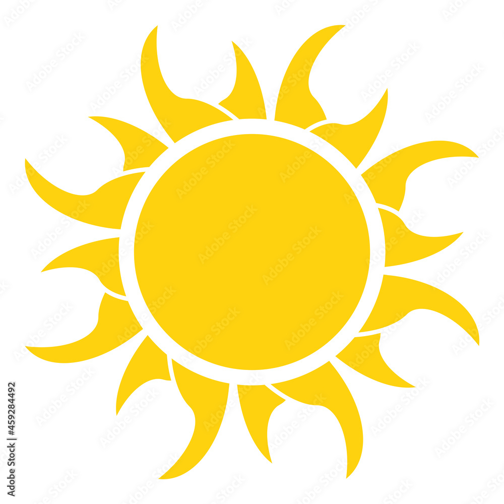 nvis20 NewVectorIllustrationSign nvis - yellow sun icon . heat / sunlight vector graphic sign . transparent background . AI10 / EPS10 . g10750 nvis20 NewVectorIllustrationSign nvis - yellow sun icon . heat / sunlight vector graphic sign . transparent background . AI10 / EPS10 . g10750