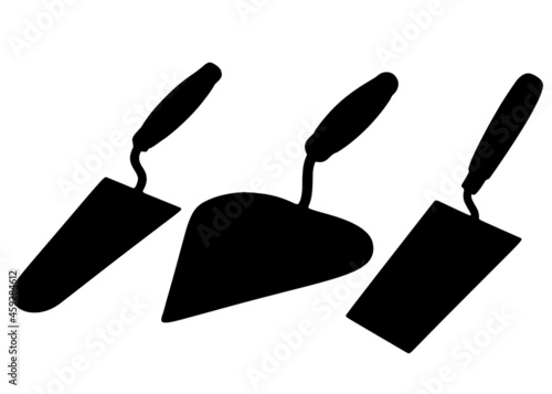 Trowel included. Vector image.