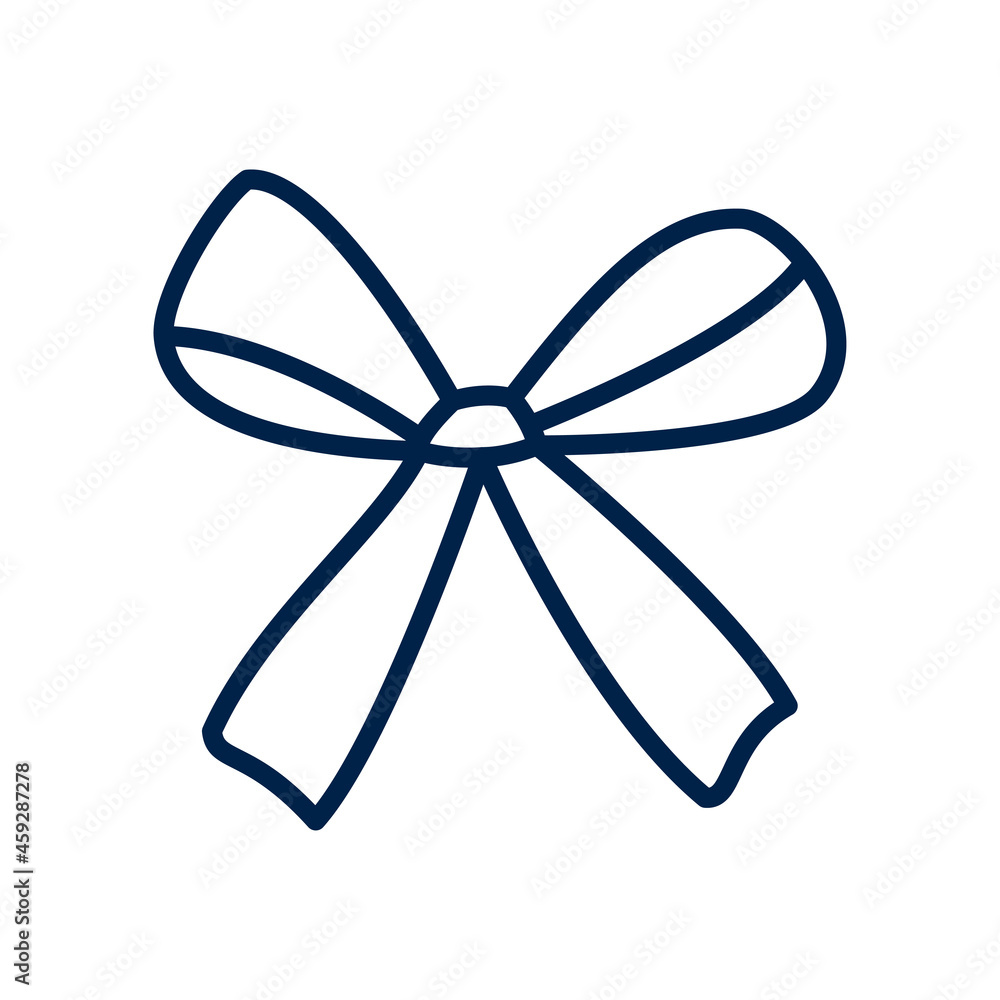 Bow ribbon icon logo template isolated on white background. Bow ribbon icon logo template isolated on white background.