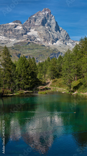 lake in the mountains