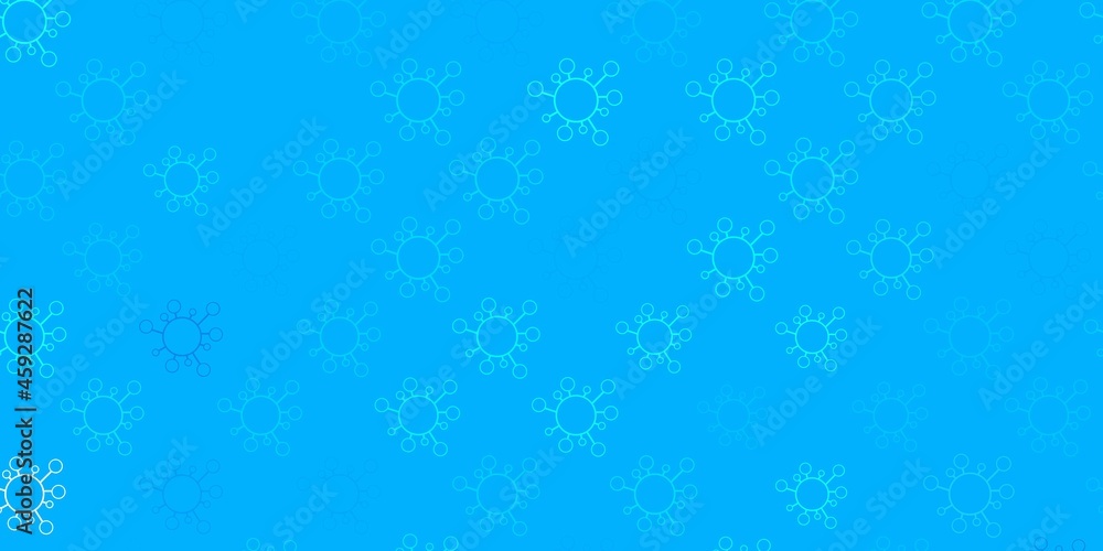 Dark blue vector texture with disease symbols. Dark blue vector texture with disease symbols.