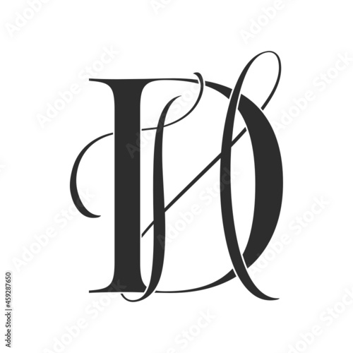 dh,hd, monogram logo. Calligraphic signature icon. Wedding Logo Monogram. modern monogram symbol. Couples logo for wedding