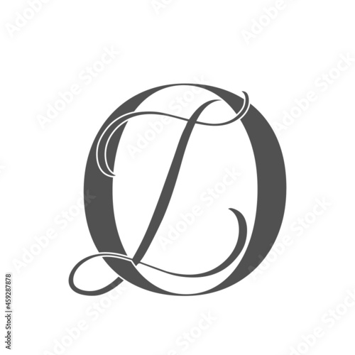 oi,io, monogram logo. Calligraphic signature icon. Wedding Logo Monogram. modern monogram symbol. Couples logo for wedding