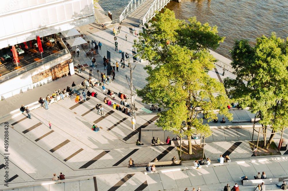 Fototapeta premium Hamburg Hafen, Eldphilharmonie