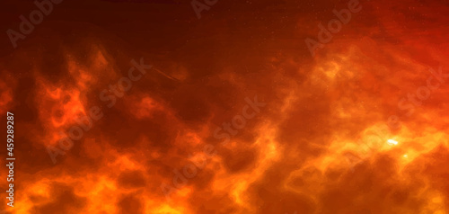 Abstract vector background wirh fire. Flame texture illustration