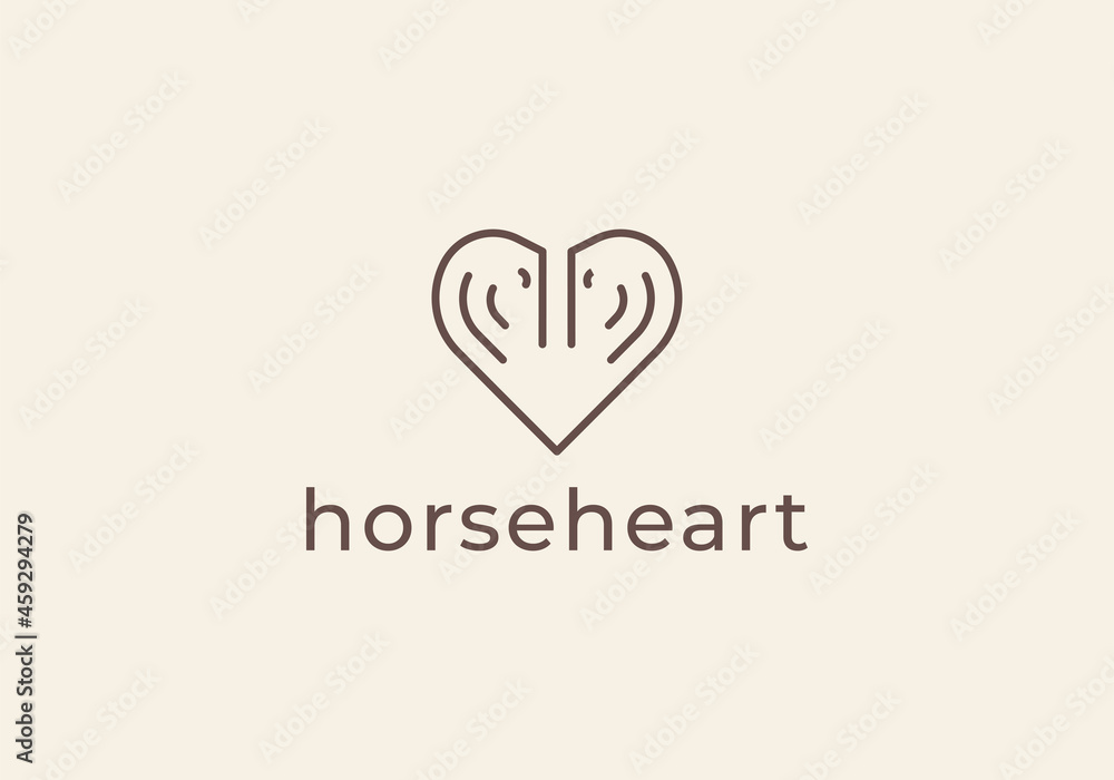 horse heart linear icons and logo design elements - horse vector
horse heart linear icons and logo design elements - horse vector
