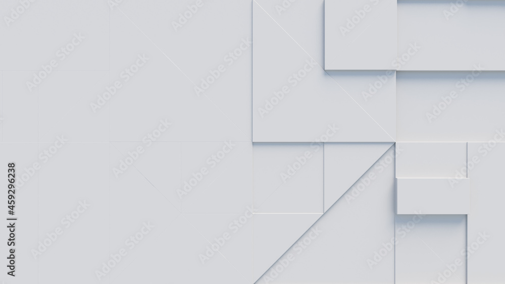 Abstract wallpaper created from White 3D Shapes. Tech 3D Render with copy-space. Abstract wallpaper created from White 3D Shapes. Tech 3D Render with copy-space.