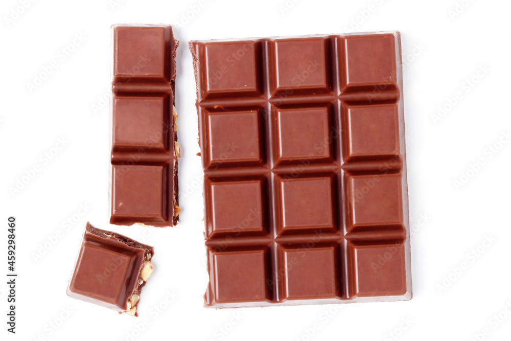 Chocolate bar with nuts Chocolate bar with nuts