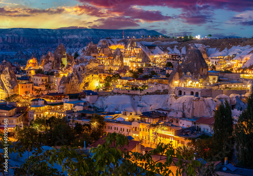 lights of the town of Goreme © Givaga