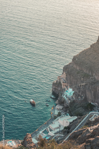 romantic old fishers village in greece