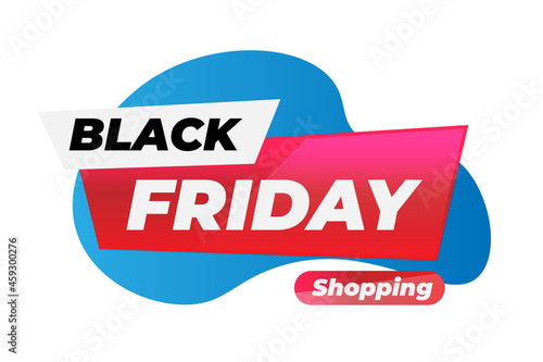 Black Friday sale template banner vector design.