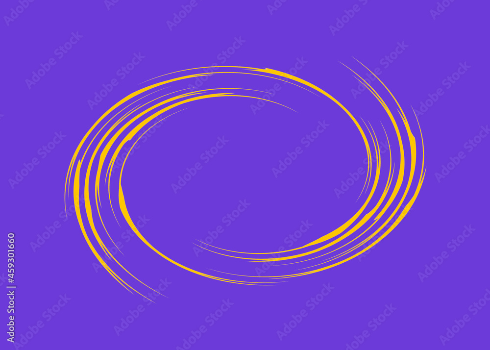Purple text box for any text with yellow spiral spiral. Circle patterns for decorating and text design, plates Purple text box for any text with yellow spiral spiral. Circle patterns for decorating and text design, plates