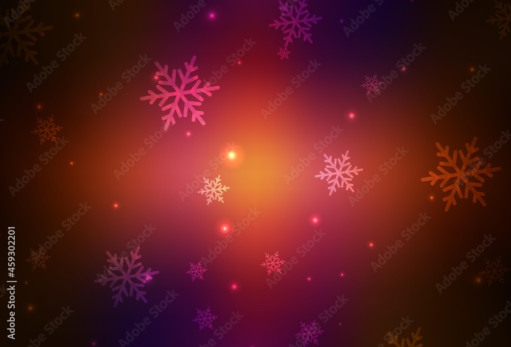 Dark Pink, Red vector texture in birthday style. Dark Pink, Red vector texture in birthday style.