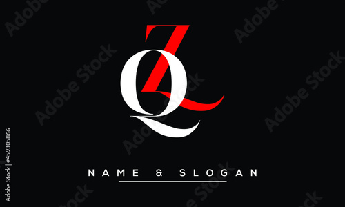 QZ,  ZQ,  Q,  Z    Abstract Letters Logo Monogram photo