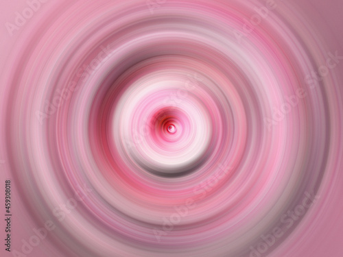 Spinning abstract circles in pink