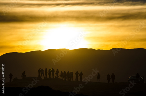sunset in the desert © Luis