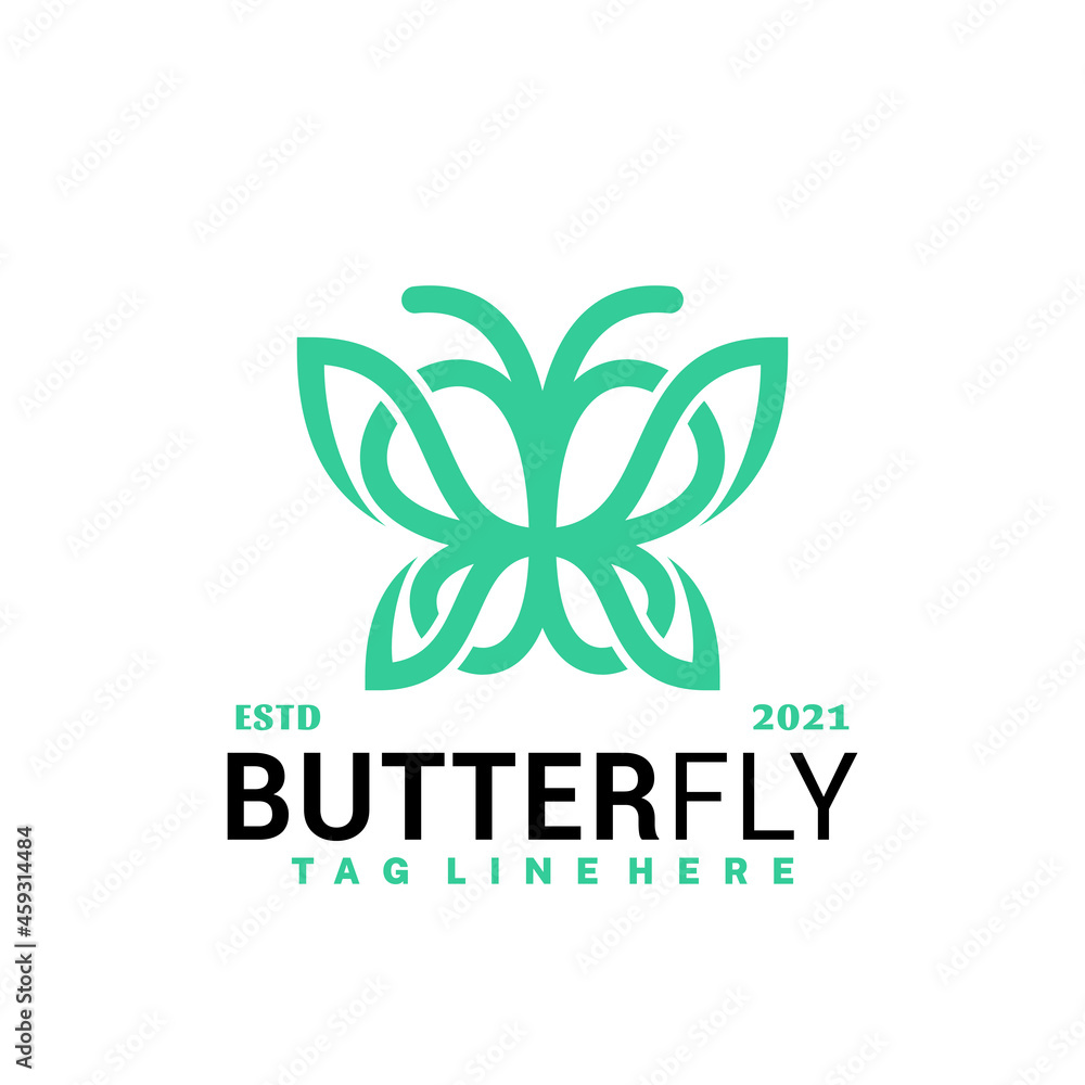 Butterfly Logo Vector Design, Creative Logos Designs Concept for Template