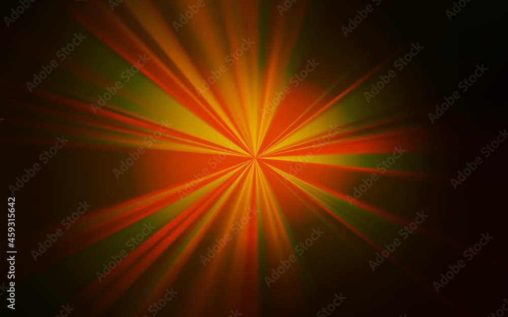 Obraz premium Dark Orange vector colorful blur backdrop.