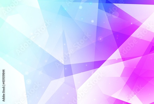 Wallpaper Mural Light Pink, Blue vector texture with triangular style. Torontodigital.ca