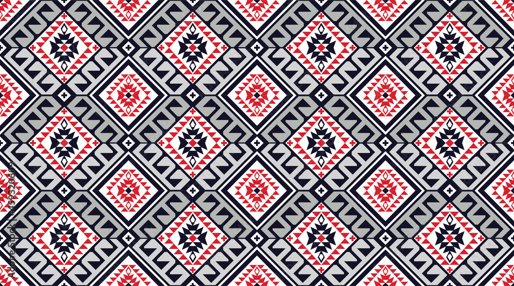  Geometric ethnic oriental ikat pattern traditional Design for background,fabric,wrapping,clothing,wallpaper,Batik,carpet,embroidery style.