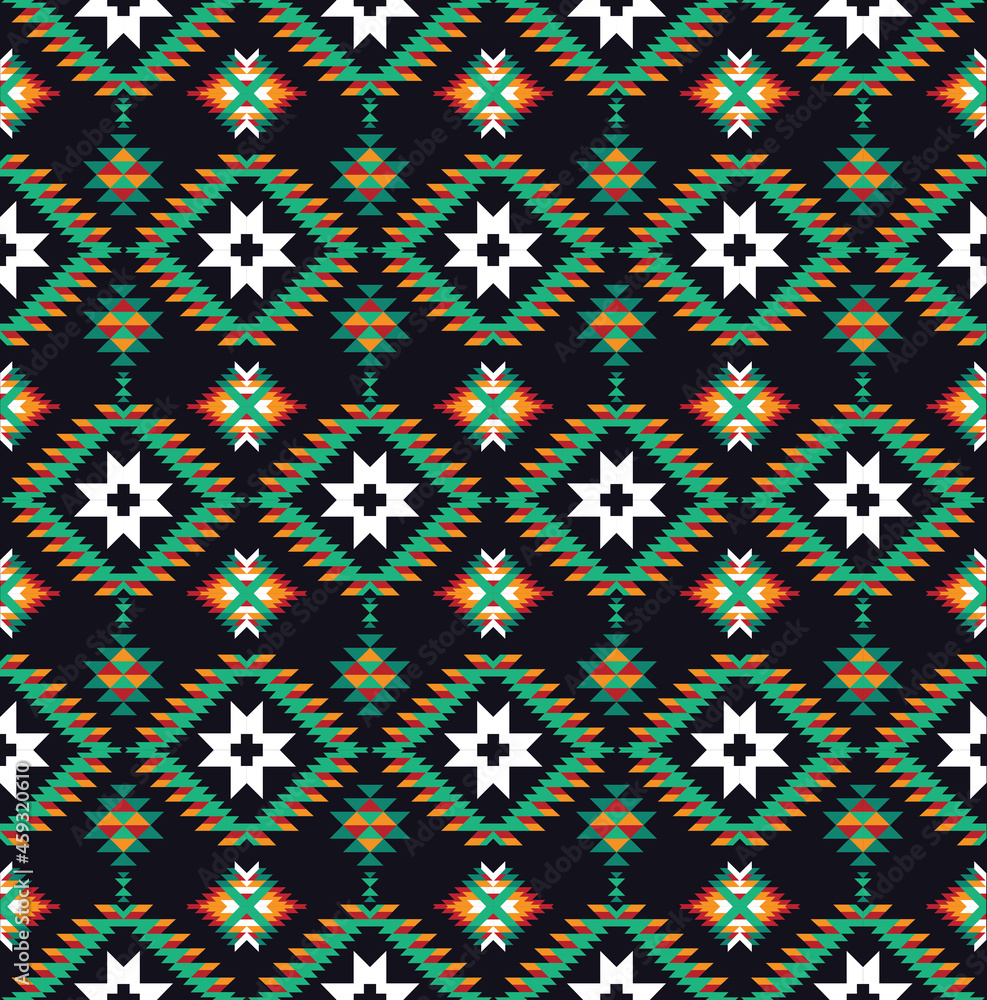 Geometric ethnic oriental ikat pattern traditional Design for background,fabric,wrapping,clothing,wallpaper,Batik,carpet,embroidery style. Geometric ethnic oriental ikat pattern traditional Design for background,fabric,wrapping,clothing,wallpaper,Batik,carpet,embroidery style.