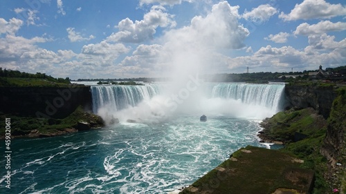Photo of the beautiful Niagara Falls at day and night and different seasons in Ontario  Canada.